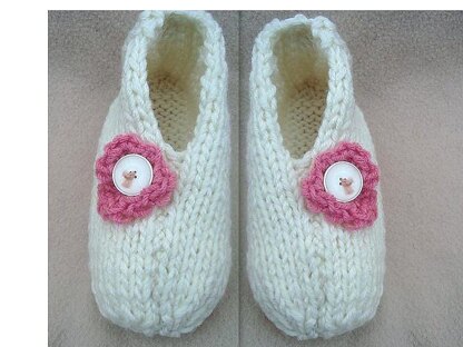 618, KNITTING PATTERN, Women's cozy slippers