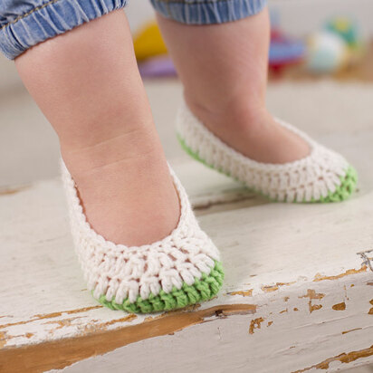 Baby Slippers in Schachenayr Baby Smiles Bravo Baby 185 - S9092