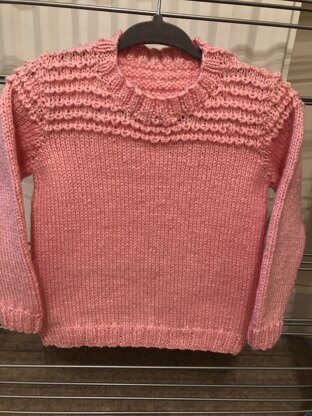 Leftover yarn jumper
