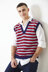 Women Top, Men Vest and Crown in King Cole Merino Blend - 6024 - Leaflet