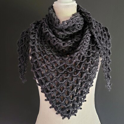 Nocturne Crochet Shawl