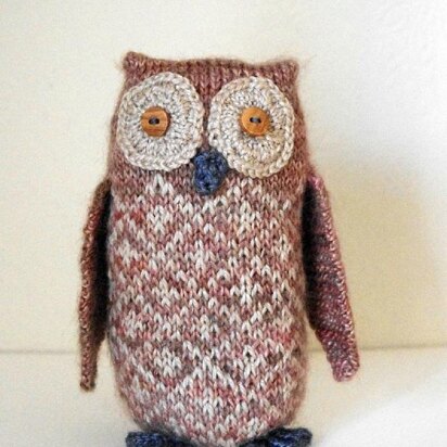 Tawny owl - knitting pattern