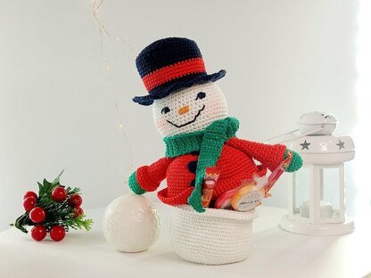 Snowman Candy Box