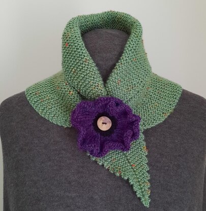Poppy button scarf