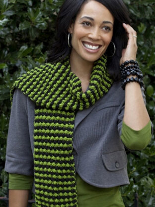 Sparks Fly Scarf in Caron Simply Soft and Simply Soft Party - Downloadable PDF