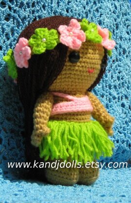 Anela the Hula Girl - PDF Crochet Pattern