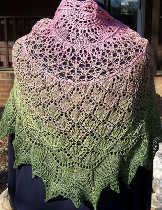 A Slice of Summer shawl