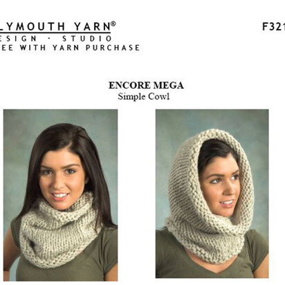Simple Cowl in Plymouth Encore Mega - F321