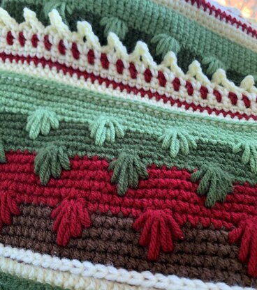 Vintage Christmas Blanket