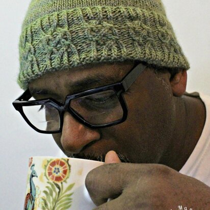 Peridot Hat Big Man Style - knitting pattern