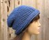 Blue Crochet slouchy hat