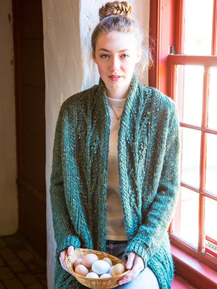 Champlain Cardigan in Berroco Inca Tweed