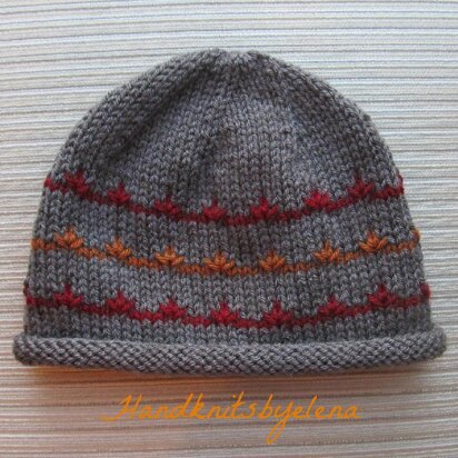 Hat "Autumn" in Size Adult - knitting pattern