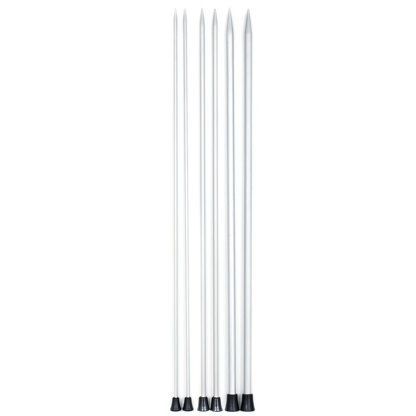 KnitPro Basix Aluminium Single Point Needles 30cm (1 Pair) - 2.00mm