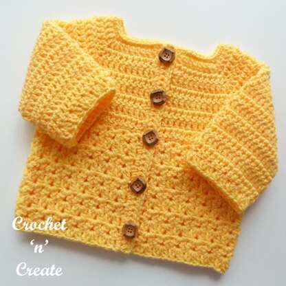 Crochet matinee jacket online pattern