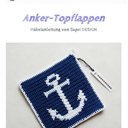 E-Book Häkelanleitung Anker Topflappen