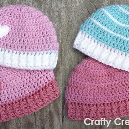 Reversible Baby Beanie