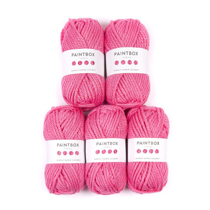 5 Pack of Soild Wool Fur Fluffy Plush Thick Knitting Yarn Supper