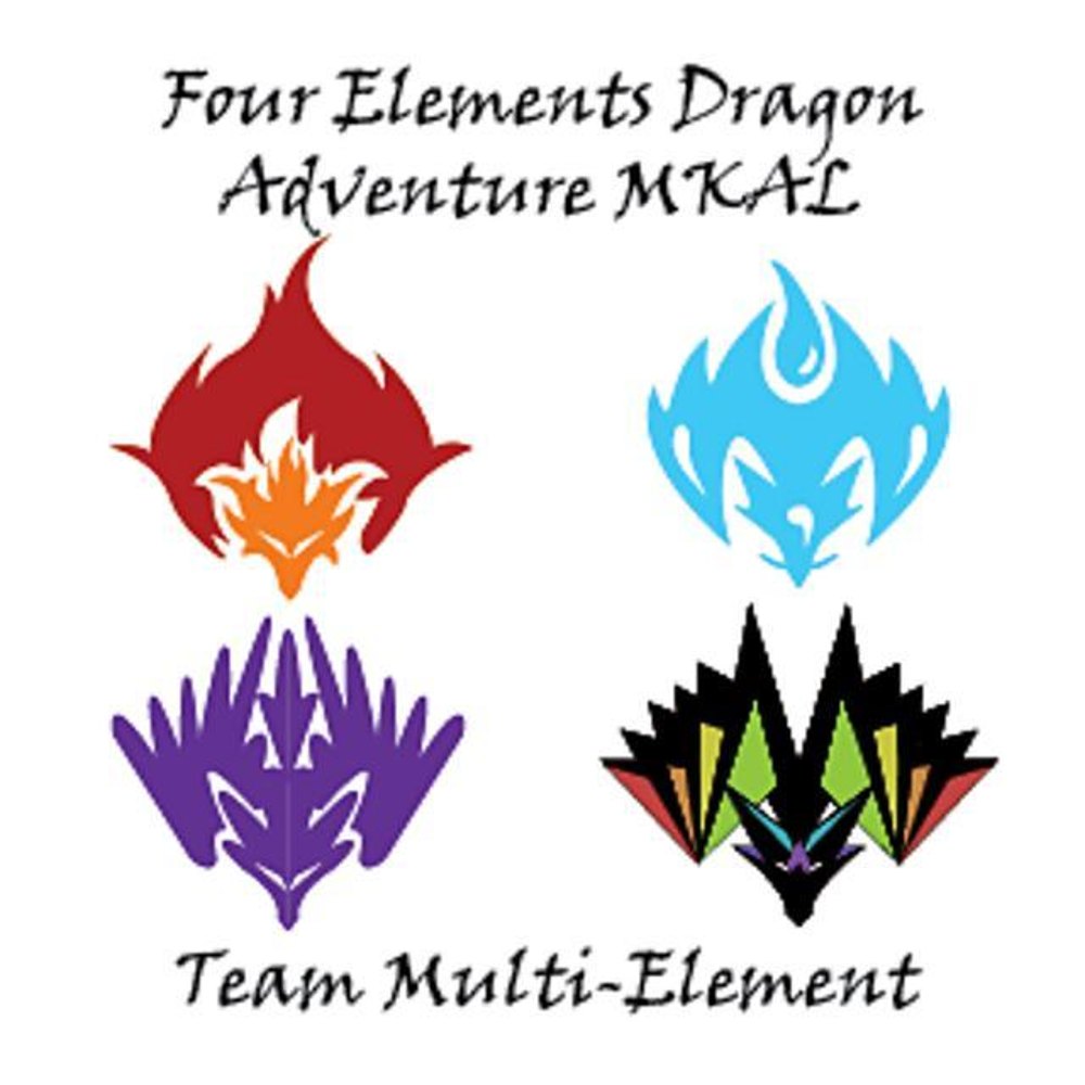 Four Elements Dragon - A Choose-Your-Own Adventure, image size:1000x1000