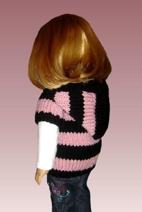 Knitting Pattern for Dolls. Fits American Girl and 18 inch, (Gotz, Maplelea) 037