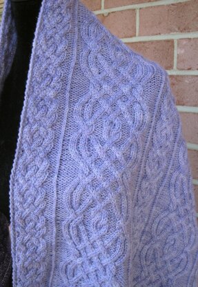 Fraser Cabled Shawl