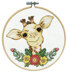 Design Works Giraffe Cross Stitch Kit - 8in Round