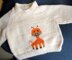 Baby Giraffe Motif Jumper