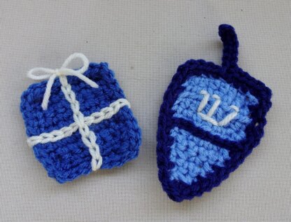 Hanukkah Dreidel and Present