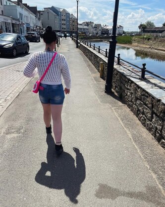Summer mesh pullover
