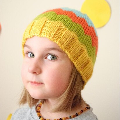 The Citron Chevron Hat