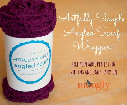 Artfully Simple Angled Scarf