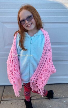 Child Size Pocket Full of Diamonds Shawl