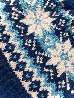 Graphic Selbu Knit Hat