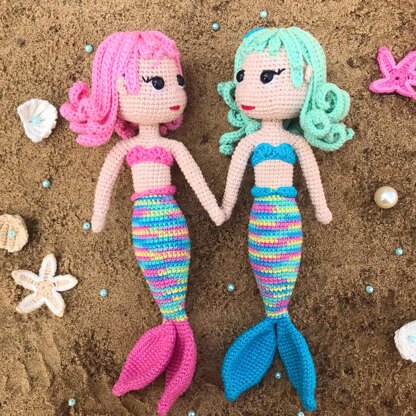 Mermaid Sirena crochet pattern