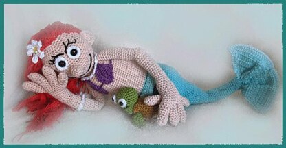 Mermaid Syrena amigurumi doll