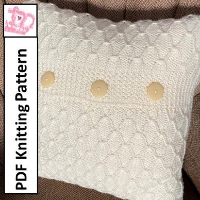 Smocked pillow cover