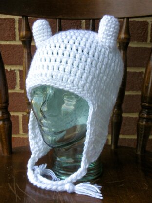 Finn the Human earflap hat