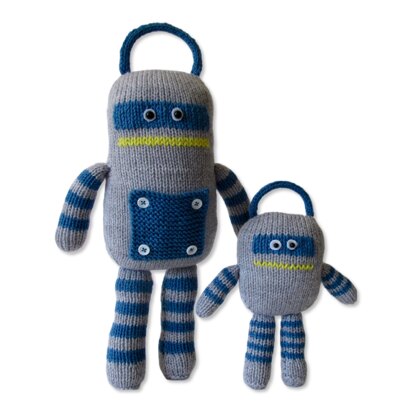 Robots - knitting pattern
