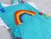 Rainbow Knit Pinafore for baby 0-3 yrs