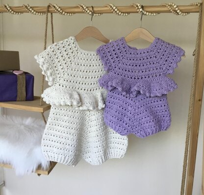 Mia Baby Girl Romper N 473