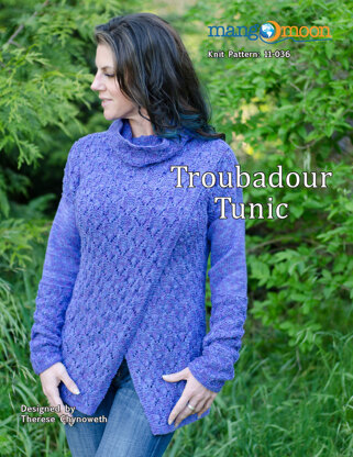 Troubadour Tunic in Mango Moon Mulberry Meadow - 11 - 036 - Downloadable PDF