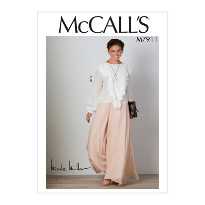 McCall's Misses' Top and Pants M7911 - Sewing Pattern
