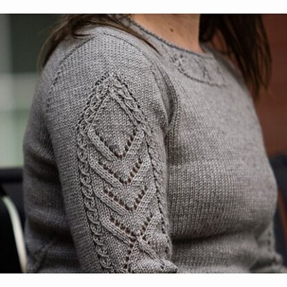 730 Irena Pullover - Sweater Knitting Pattern for Women in Valley Yarns Northfield