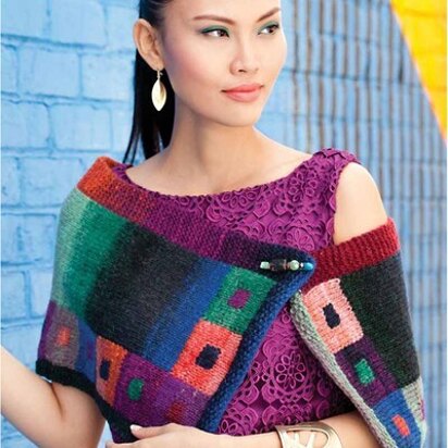 Noro Intarsia Capelet PDF