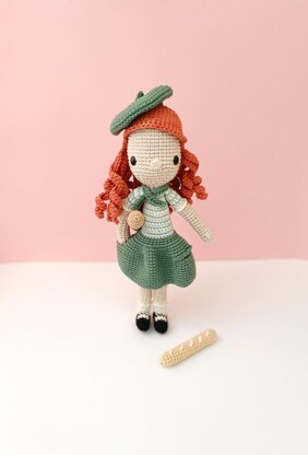 DIEGA IN FRENCH OUTFIT-CROCHET AMIGURUMI PATTERN