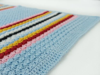 Winter Wonderland Wattle Stitch Crochet Blanket