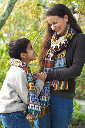 Woodland Critters Scarf