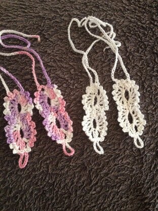 Lacy Baby/Toddler Barefoot Sandals