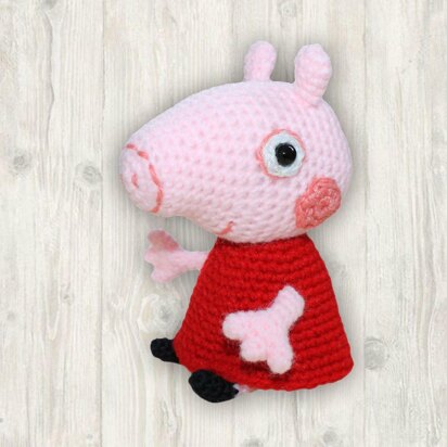 Peppa Pig Crochet Pattern, Amigurumi Pig, Amigurumi Peppa Pig