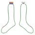Pony Sock Blockers: Anodised Aluminium: for Sizes 38-39: Green